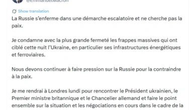 Photo of Макрон: Русија само ескалира и не сака мир