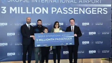 Photo of Скопскиот аеродром со три милиони патници, до крајот на годината се очекуваат 3,2 милиони