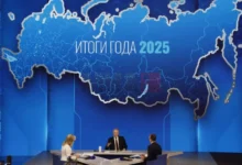 Photo of Сценографијата на прес-конференцијата на Путин со порака до Украина