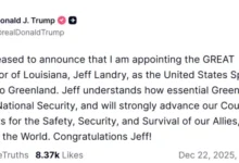Photo of Трамп именуваше специјален пратеник за Гренланд