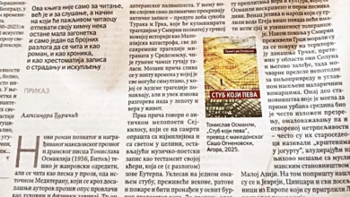 Photo of Во прилогот за култура на белградска „Политика“ објавен нов осврт кон романот „Столб што пее“ на Томислав Османли