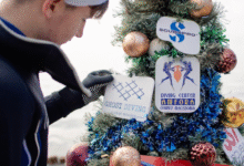 Photo of Во Охридското Езеро поставена новогодишна елка под вода