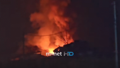 Photo of (Видео) Пожар во Штип: Гореше отпад, зафатен и хангар со преси за картон и алуминиум