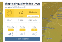 Photo of Скопје загадено дури и на дожд!