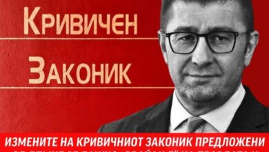 Photo of Левица: Измените на Кривичниот законик предложени од ДПМНЕ се лажно „враќање” на правдата