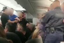 Photo of Агресивни и пијани навивачи правеле хаос во лет кон Македонија: еден приведен, десет вратени назад