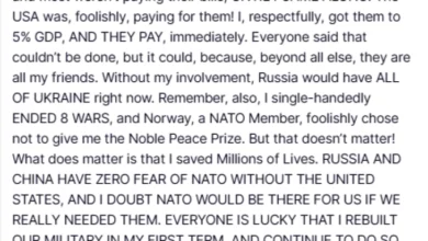 Photo of Трамп: „Секогаш ќе бидеме тука за НАТО, дури и ако тие нема да бидат тука за нас“