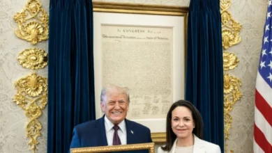 Photo of Мачадо му ја подари Нобеловата награда за мир на Трамп