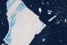 Photo of Поранешната најголема санта лед во светот видена од вселената како се распаѓа