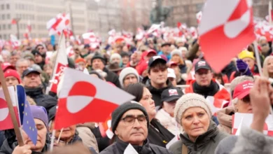 Photo of Во Копенхаген и други дански градови се одржаа протести за поддршка на Гренланд