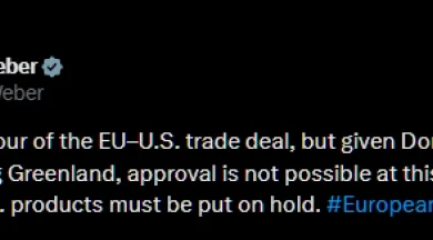 Photo of Политико: Трговскиот договор меѓу ЕУ и САД е „на чекање“ по најавите на Трамп за нови царини кон држави од Унијата