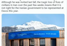 Photo of Иранскиот министер за надворешни работи нема да присуствува на форумот во Давос поради репресиите, објавија организаторите