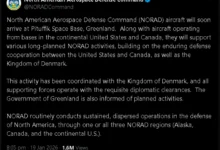 Photo of НОРАД најавува испраќање на своите авиони во база во Гренланд