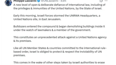 Photo of Израел ја урива канцеларијата на хуманитарната организација на ОН во Ерусалим поради наводни врски со Хамас