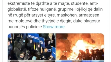 Photo of Премиерот Рама и порача на албанската опозиција: Државата не потклекнува пред насилството и вандализмот