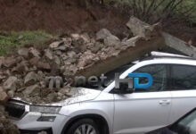 Photo of Се сруши потпорен ѕид во Штип, оштетени се неколку автомобили