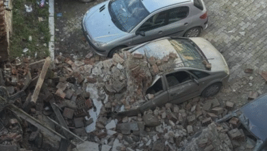 Photo of Тв Тера: Се сруши ѕид на паркинг во Битола и оштети паркирани автомобили