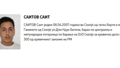 Photo of Објавен идентитетот на момчето кое ја усмрти жената во Капиштец и избега преку Табановце, распишана потерница