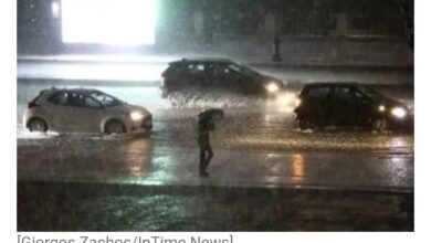 Photo of Невреме во Грција – затворени училишта, пораки со предупредувања и забрана за пловидба