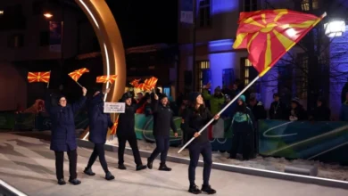 Photo of Македонските спортисти продефилираа на свеченото отворање на ЗОИ 2026