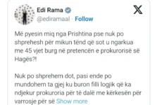 Photo of Рама: Не можам да ја разберам логиката на која се потпирало СО во Хаг, за да излезе со вакво „неразумно и неприфатливо барање“