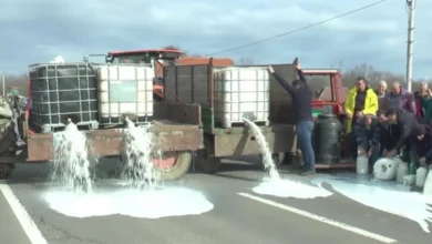 Photo of Продолжувa блокадата на Ибарска магистрала од производителите на млеко во Србија