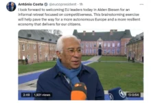 Photo of Кошта за ФТ: На Европа ѝ е потребен голем пресврт, заостануваме поради бирократските блокади и прекумерната регулација