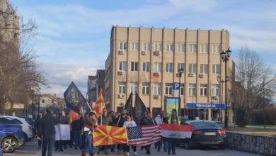 Photo of Протестен марш на граѓаните кои работеа во Ирак и Авганистан во Куманово