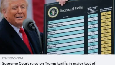 Photo of Фокс Њуз: Врховниот суд пресуди против царините на Трамп што е голем тест за овластувањата на извршната власт