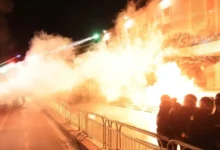 Photo of Тензии на протестот на опозицијата во Тирана, Бериша му порача на Рама дека деновите му се избројани