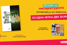 Photo of Промоција на новата поетска книга од Владимир Мартиновски – „Со една четка два зајака