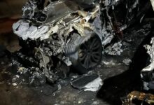 Photo of ПРВИ ФОТОГРАФИИ: Џип Range Rover на полициски инспектор е запален ноќеска во Македонија