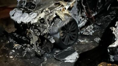 Photo of ПРВИ ФОТОГРАФИИ: Џип Range Rover на полициски инспектор е запален ноќеска во Македонија
