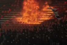 Photo of (Видео) Пожар на јужната трибина го прекина 178. вечно дерби во Белград