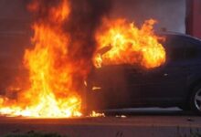 Photo of Запалено возило во Аеродром