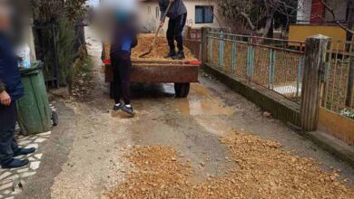 Photo of (Фото) Граѓаните на општина Кисела Вода сами си ги санираат улиците