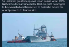 Photo of Евакуирани 208 лица од друг ирански брод кај Шри Ланка