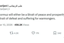 Photo of Лариџани упати ново предупредување во врска со Ормускиот теснец по заканата на Трамп