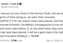 Photo of Иран наводно поставил мини во Ормускиот Теснец, Трамп бара веднаш да се отстранат