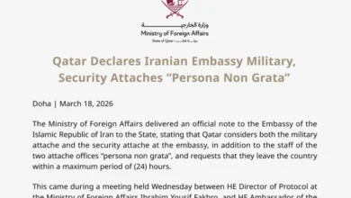 Photo of Катар ги протера иранските воени и безбедносни аташеа