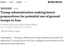 Photo of Си-Би-Ес: Пентагон се подготвува за можно распоредување копнени сили во Иран