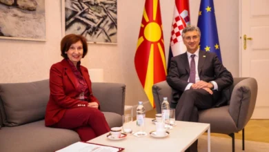 Photo of Средба Сиљановска-Давкова – Пленковиќ:  Одличните билатерални односи се засновани на меѓусебна почит и доверба