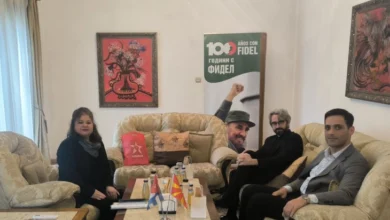 Photo of ПП Левица: Претседателот Апасиев и пратеникот Мециновиќ во посета на кубанската амбасада во Софија