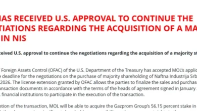 Photo of САД го продолжија рокот за MOЛ да го купи НИС до 22 мај