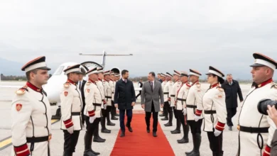 Photo of Министерот Андоновски на аеродромот во Скопје го пречека претседателот на Црна Гора, Јаков Милатовиќ