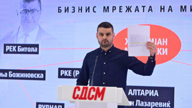 Photo of (ВИДЕО) Димитријевиќ: Сања Божиновска внесува фирма од црната листа на САД во бизнис мрежата на Мицкоски