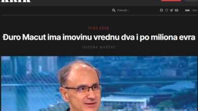 Photo of Речиси двојно е зголемена вредноста на имотот на српскиот премиер, Ѓуро Мацут