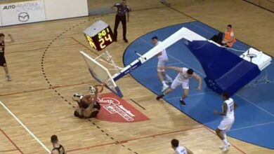 Photo of (Видео) Избегната трагедија во Хрватска – се урна кош