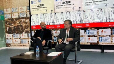 Photo of Фрчкоски одржа предавање на Европскиот Универзитет во Тирана