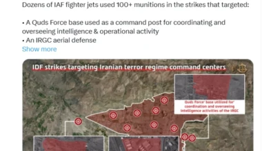 Photo of ИДФ соопшти дека го погодила главниот безбедносен штаб на ИРГЦ
